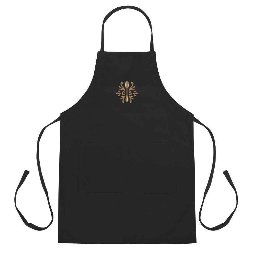 Copper Spoon Embroidered Apron