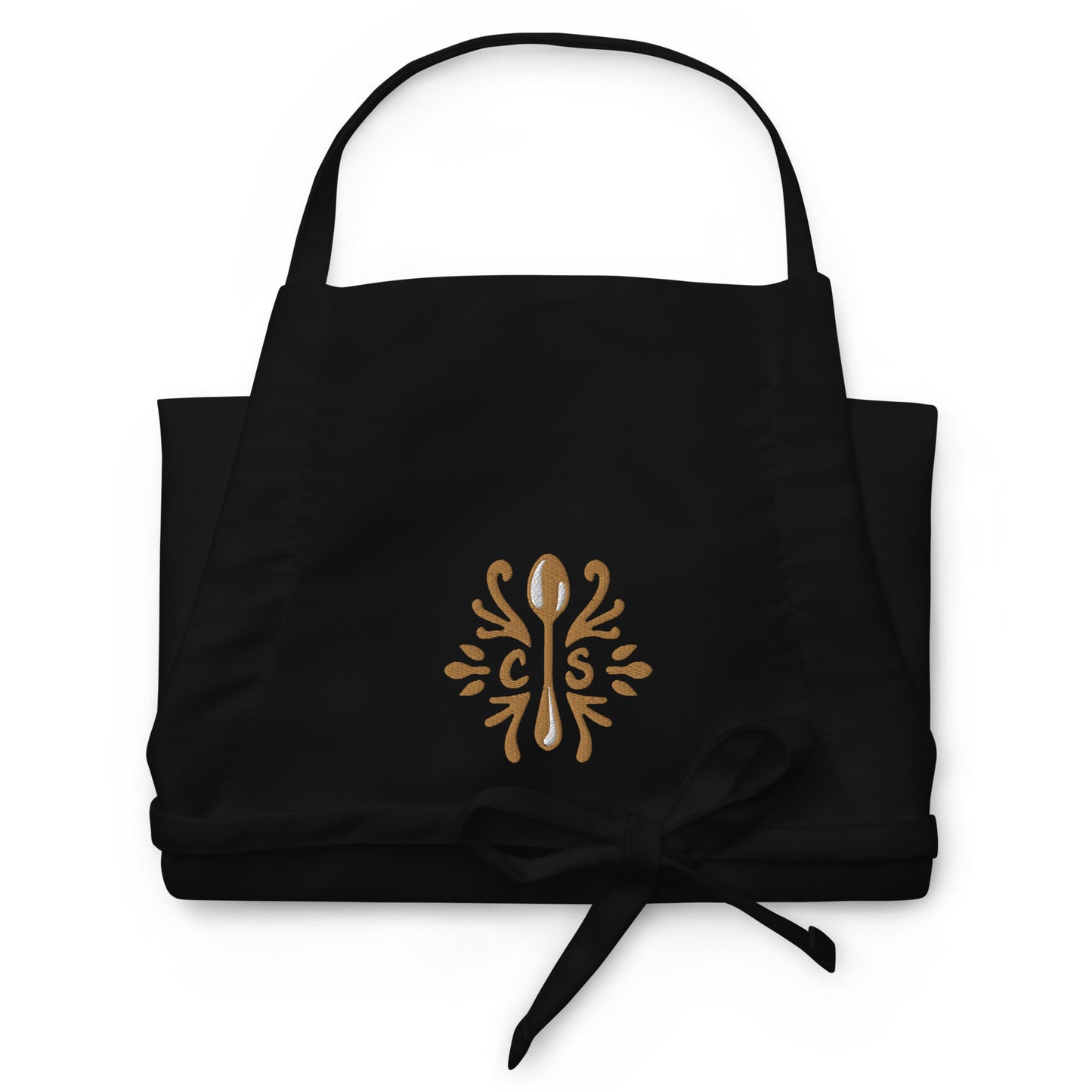 Copper Spoon Embroidered Apron