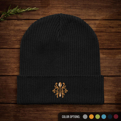 Copper Spoon ribbed beanie