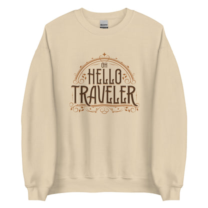 Hello Traveler Unisex Sweatshirt