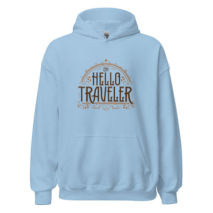 Hello Traveler Unisex Hoodie