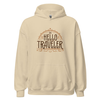 Hello Traveler Unisex Hoodie