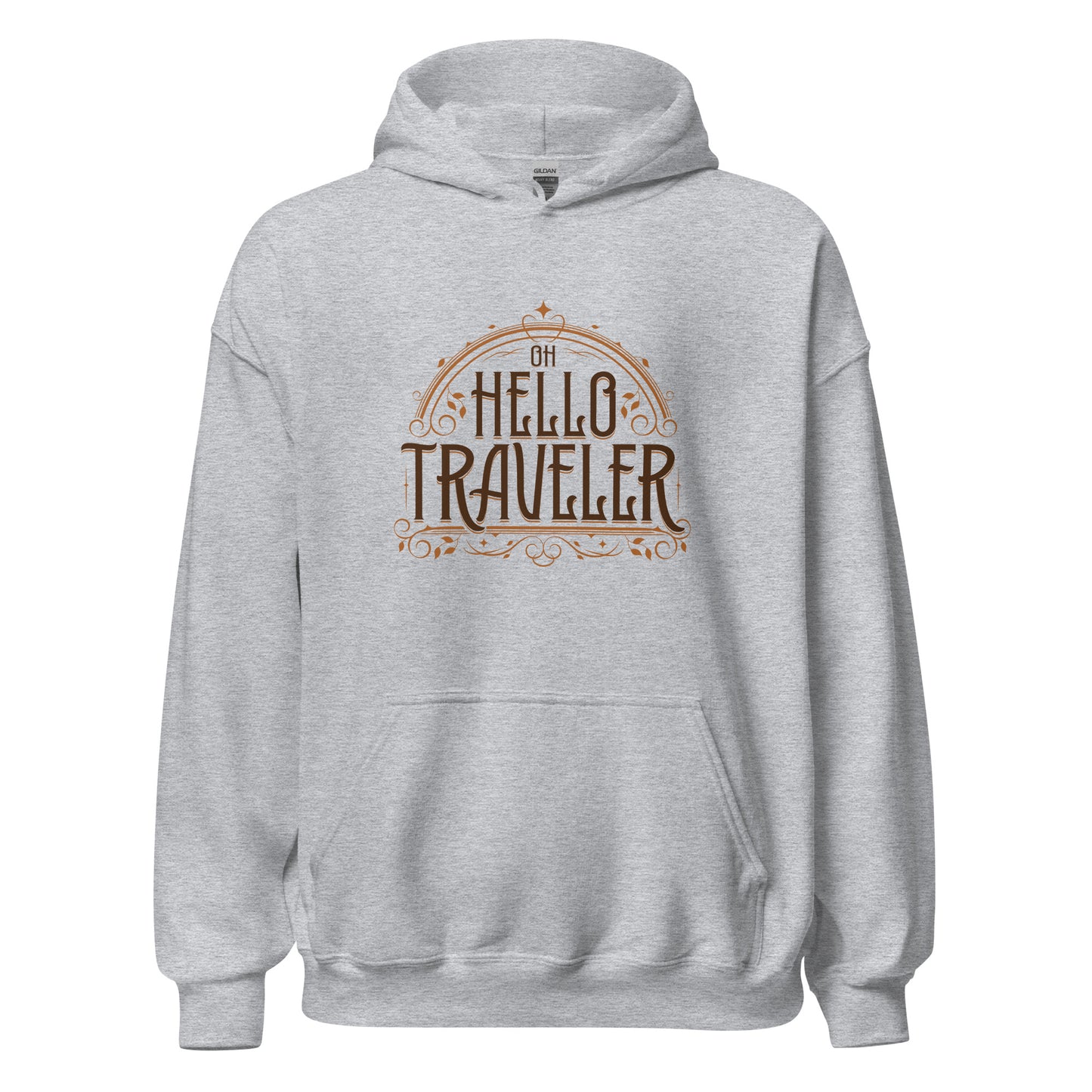 Hello Traveler Unisex Hoodie