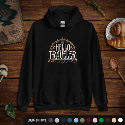 Hello Traveler Unisex Hoodie