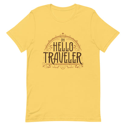 Hello Traveler Unisex T-shirt